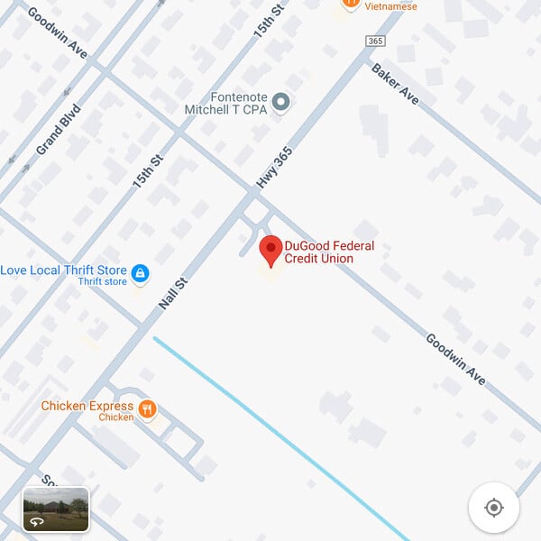 DuGood Federal Credit Union Branch in Port Neches Texas