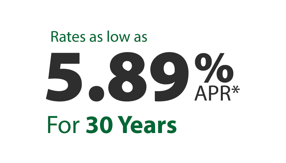 Home Equity Rates as low as 5.89% APR* for 30 years