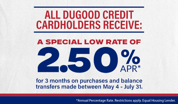 Celebrate 250 Existing Card Holder get 2.5% Cash Back